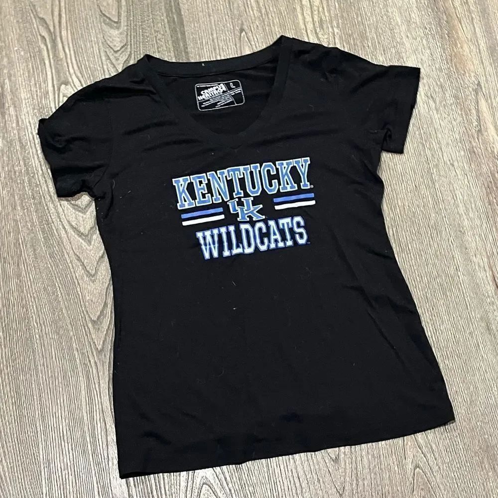 Campus Heritage Tee Shirt Short Sleeves University Of Kentucky Wildcats Black L